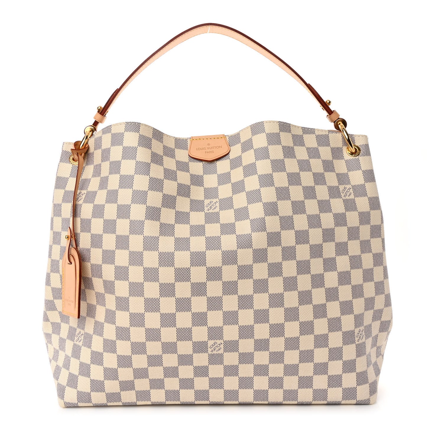 Damier Azur Graceful MM Rose Ballerine