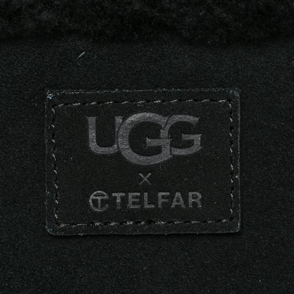 Telfar X UGG Suede Shearling Small Shopping Bag Black 10 of 10