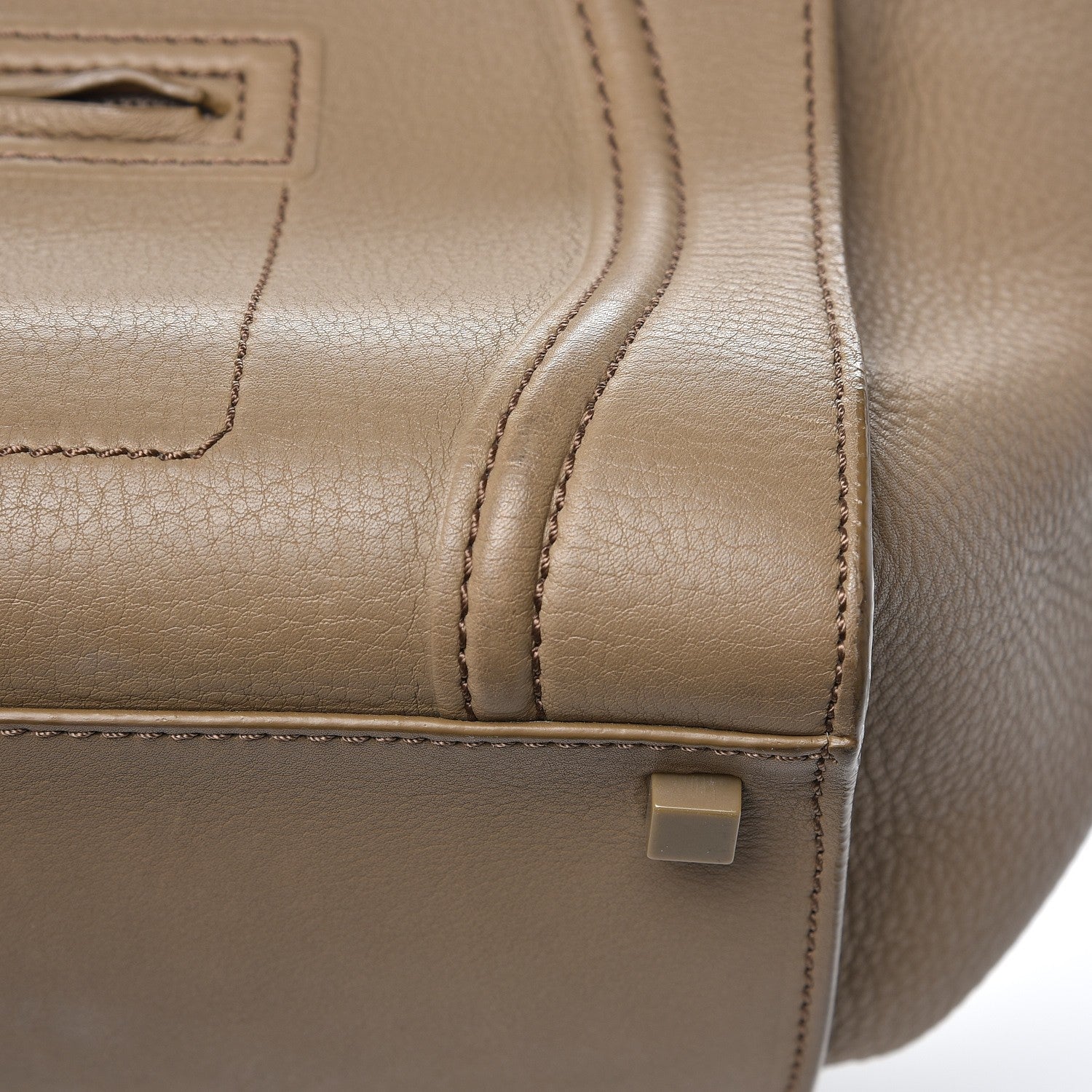 Celine Supple Calfskin Medium Phantom Luggage Taupe 9 of 12