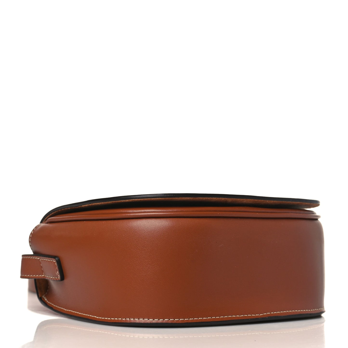 Smooth Calfskin Cuir Triomphe Folco Crossbody Bag Tan
