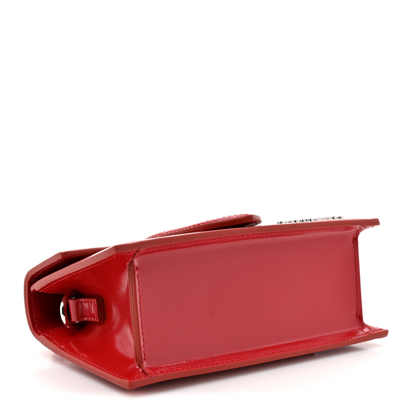 Glazed Calfskin Le Bambino Red