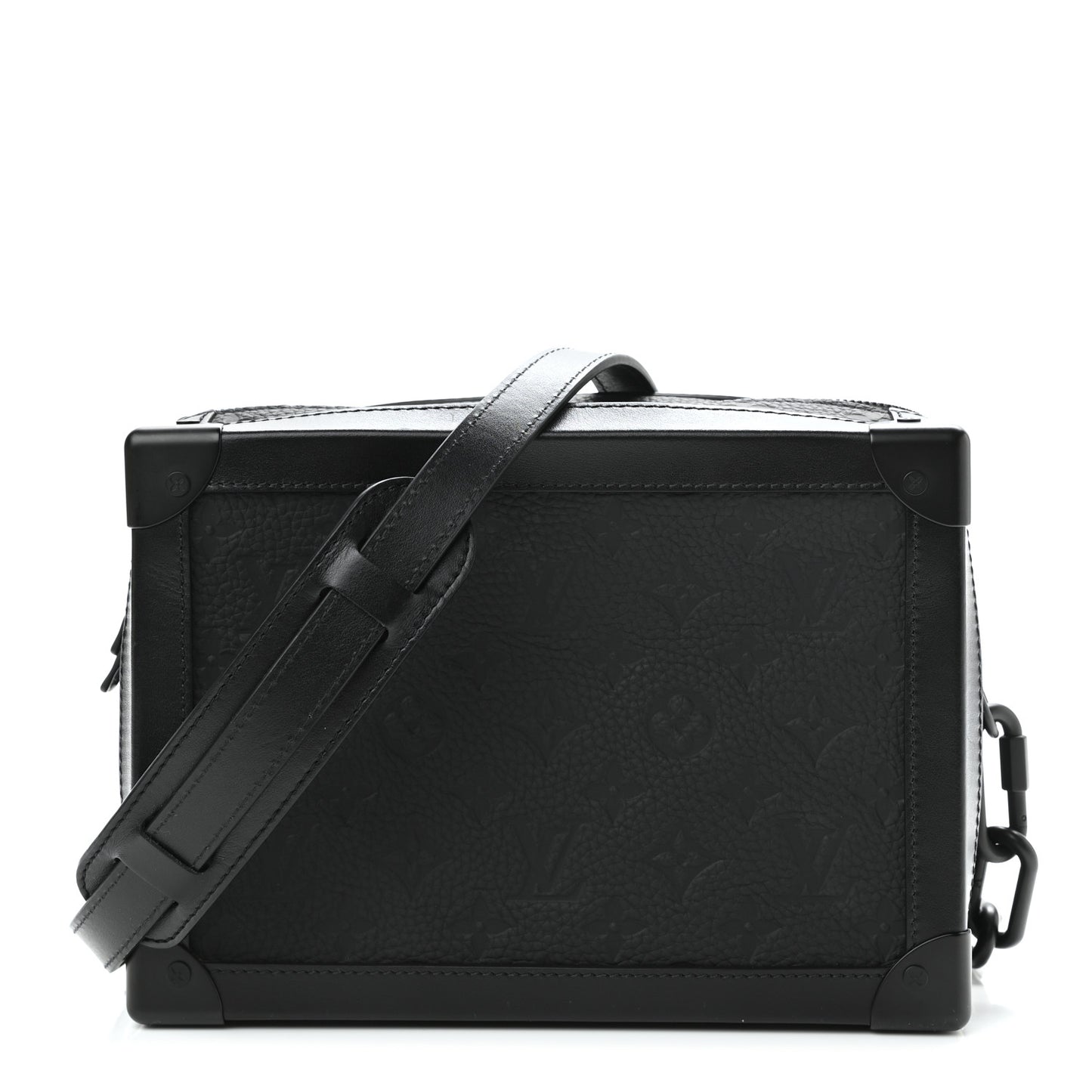 Taurillon Monogram Solar Ray Soft Trunk Black