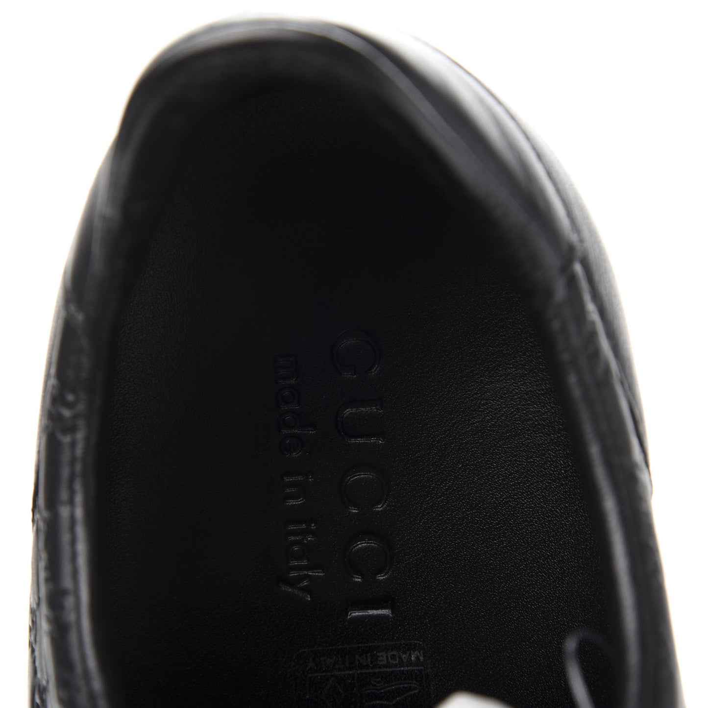 Guccissima Mens Web Sneakers 12 Black