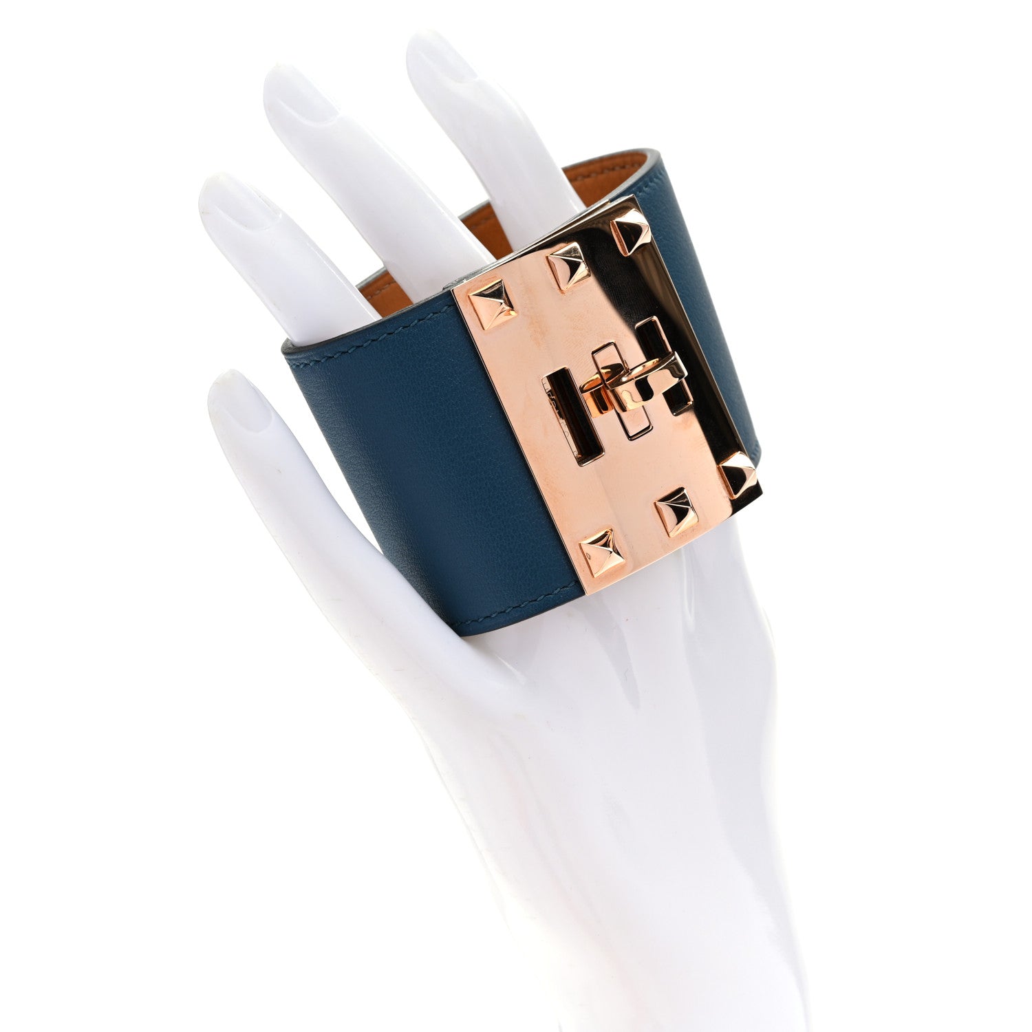 Hermes Swift Extreme Kelly Bracelet L Bleu Saphir 2 of 6