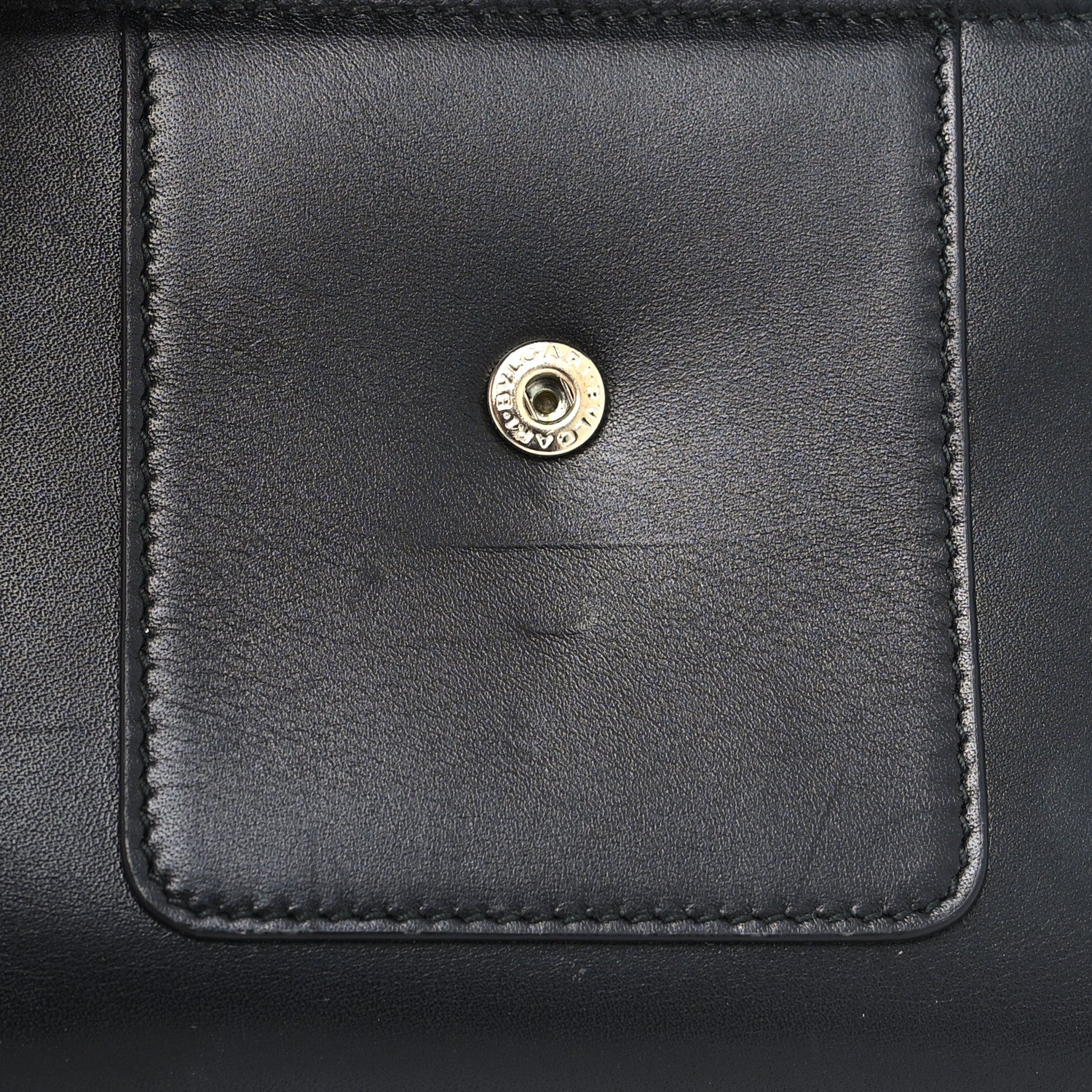 Bulgari Calfskin Serpenti Forever Wallet Black Emerald Green 11 of 11