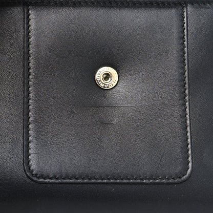 Bulgari Calfskin Serpenti Forever Wallet Black Emerald Green 11 of 11
