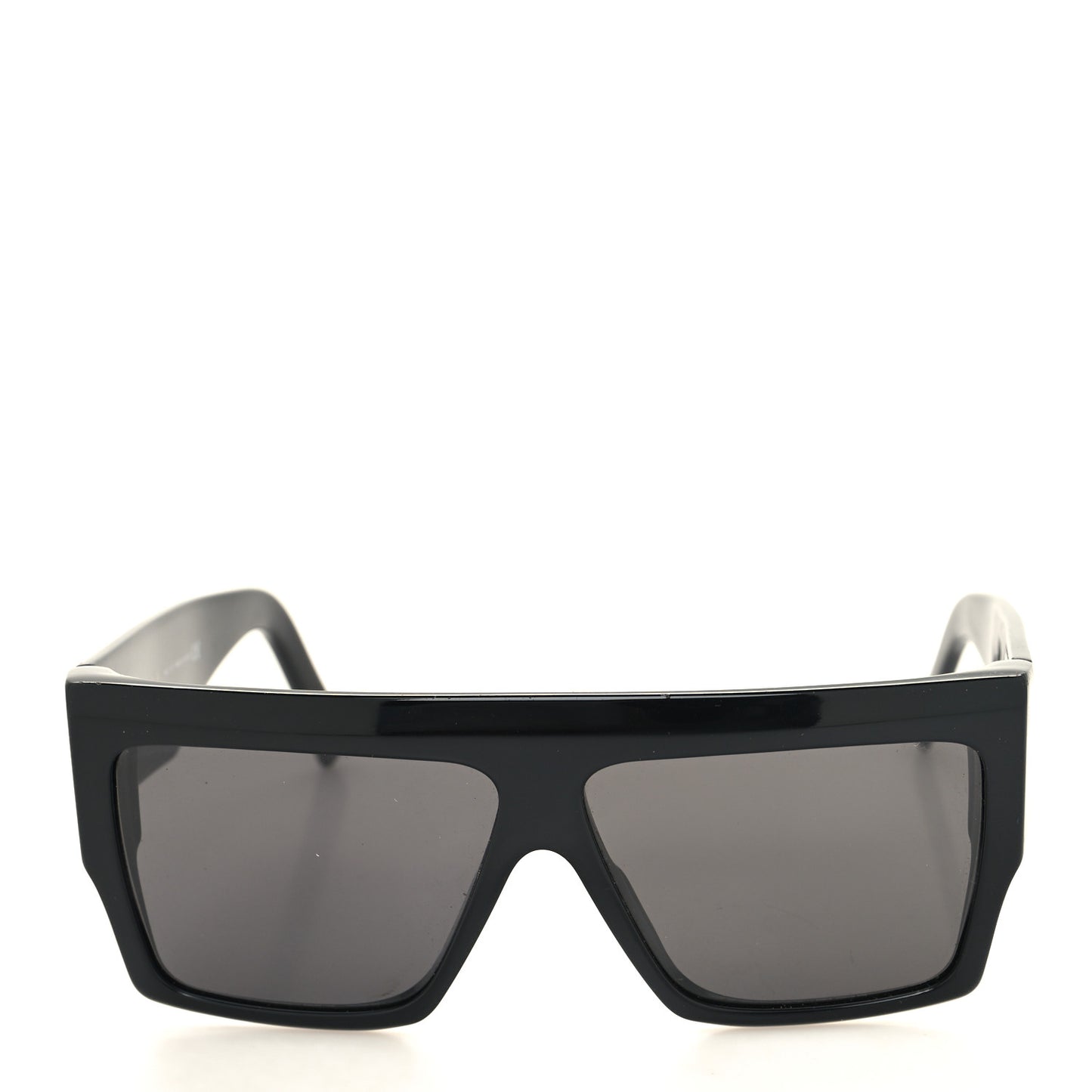 Acetate Flat Top Rectangular Sunglasses CL400921 Black