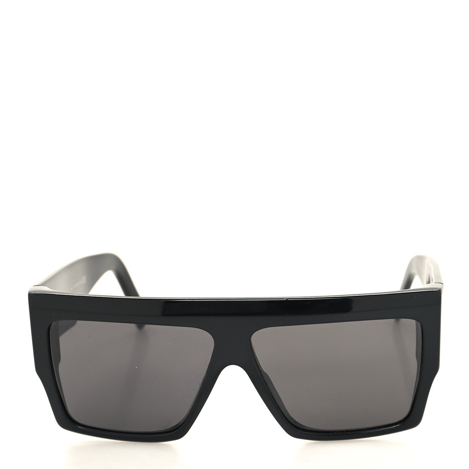 Celine Acetate Flat Top Rectangular Sunglasses CL400921 Black 2 of 10