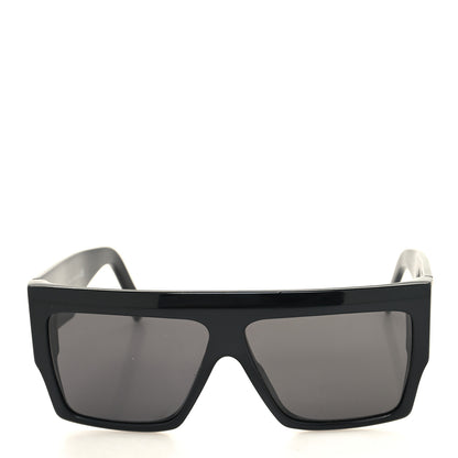 Celine Acetate Flat Top Rectangular Sunglasses CL400921 Black 2 of 10