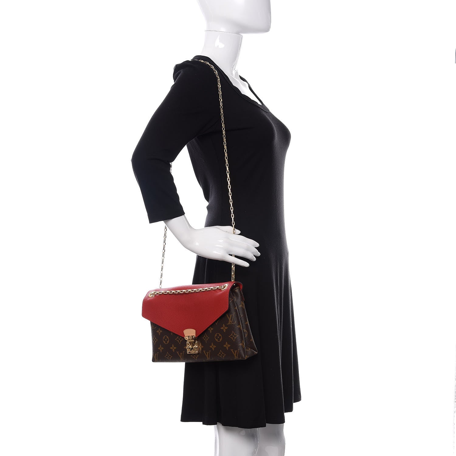 Louis Vuitton Monogram Pallas Chain Cherry 2 of 10