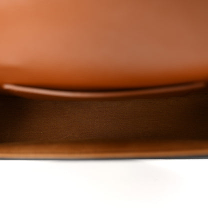 Celine Triomphe Canvas Calfskin Tabou Clutch on Strap Tan 5 of 10