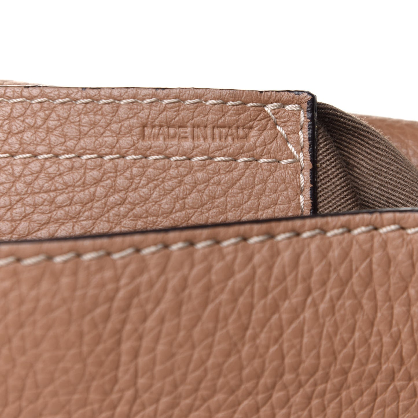 Calfskin Medium Marcie Round Crossbody Bag Nut