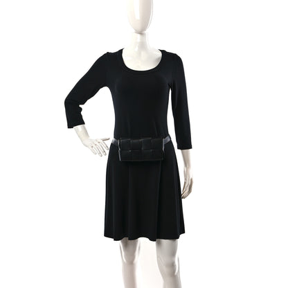 Bottega Veneta Nappa Maxi Intreccio The Belt Cassette Bag Black 3 of 13