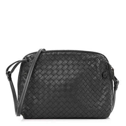 Bottega Veneta Nappa Intrecciato Pillow Crossbody Messenger Light Grey 6 of 24