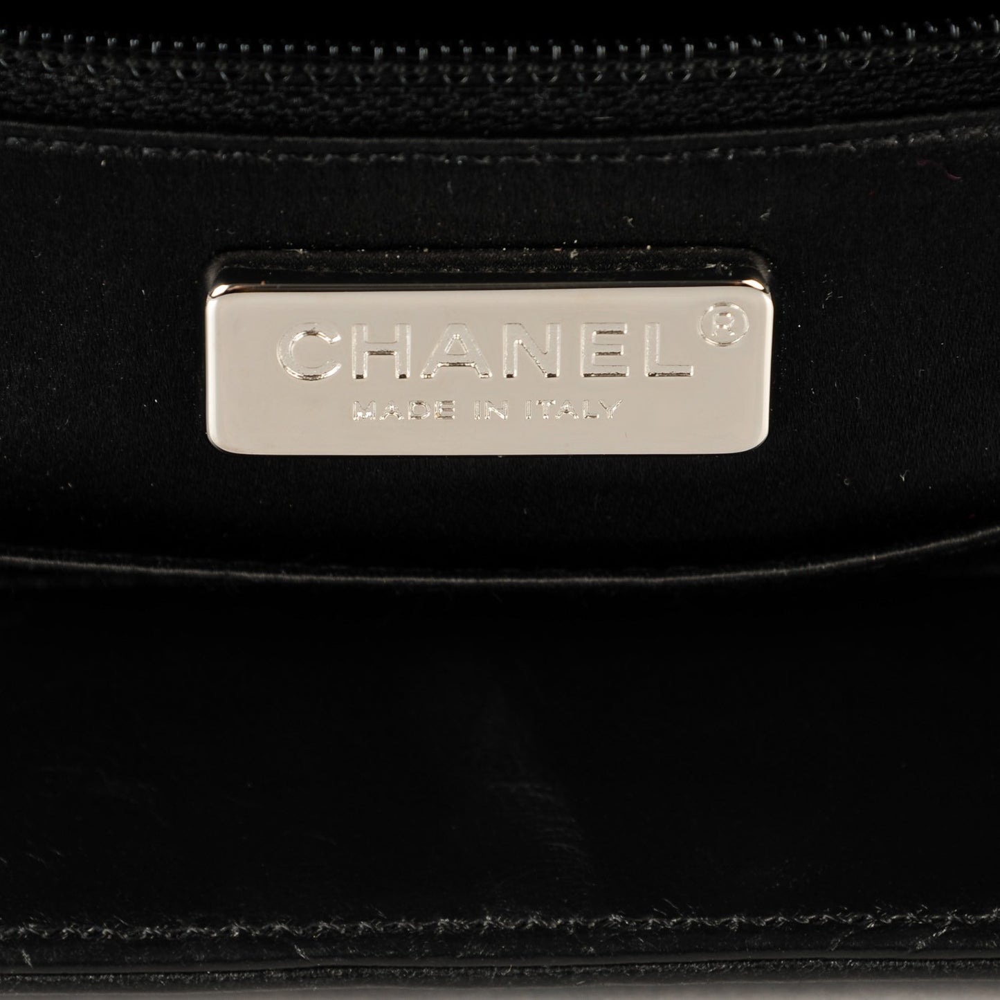 Lambskin 5x5=CC Clutch Black