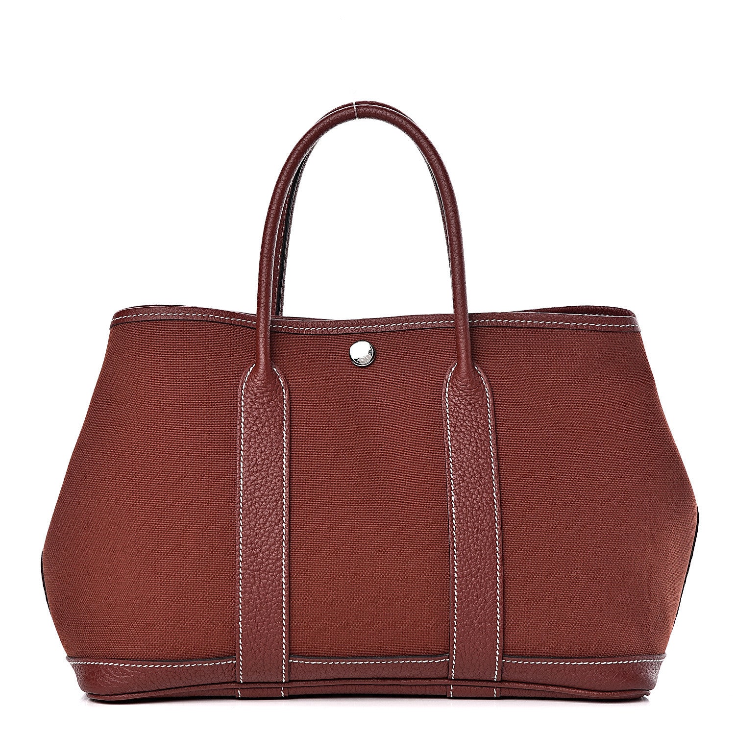 Hermes Toile Buffle Skipper Garden Party 30 TPM Rouge H 1 of 10