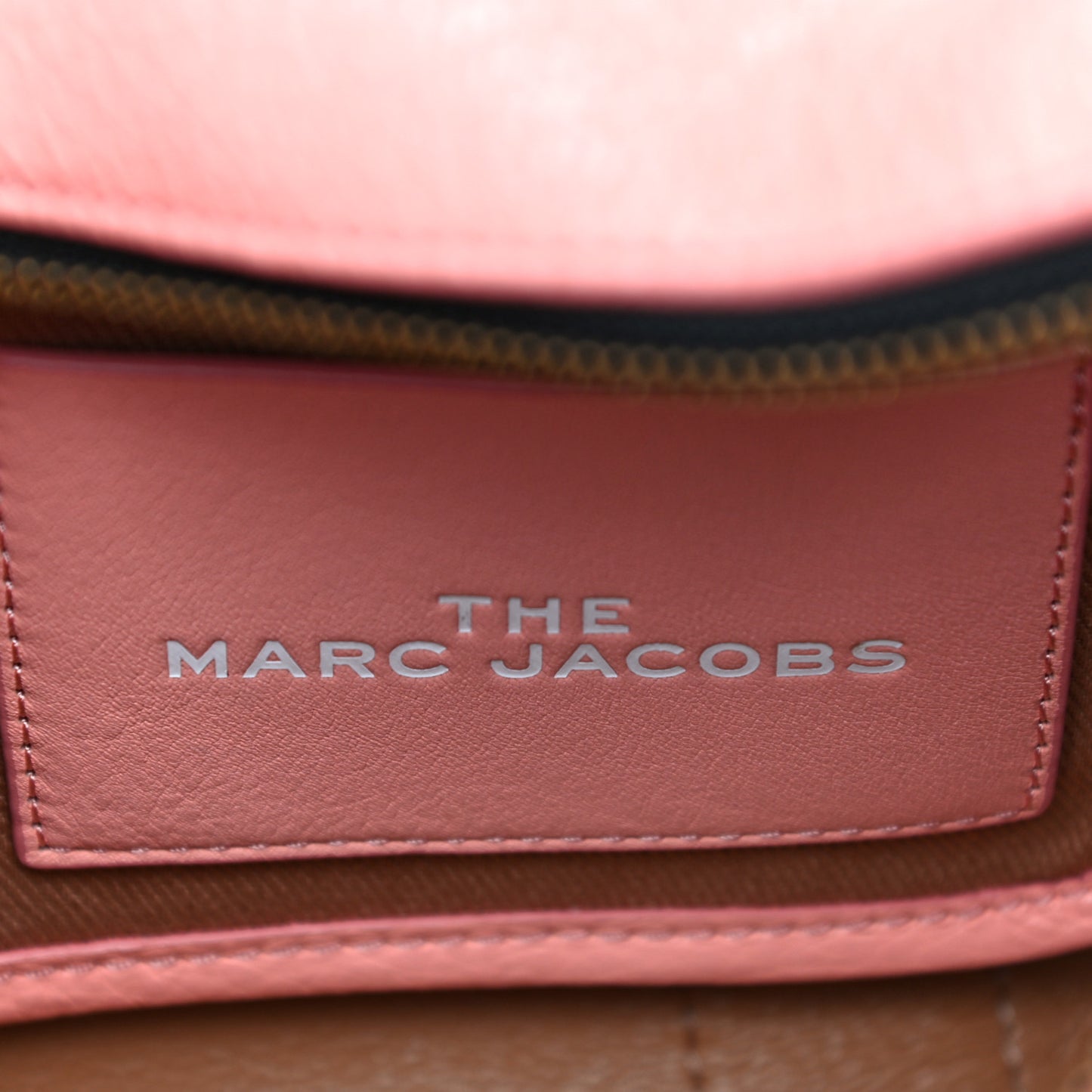 Grained Calfskin Small The Tote Bag Southern Peach