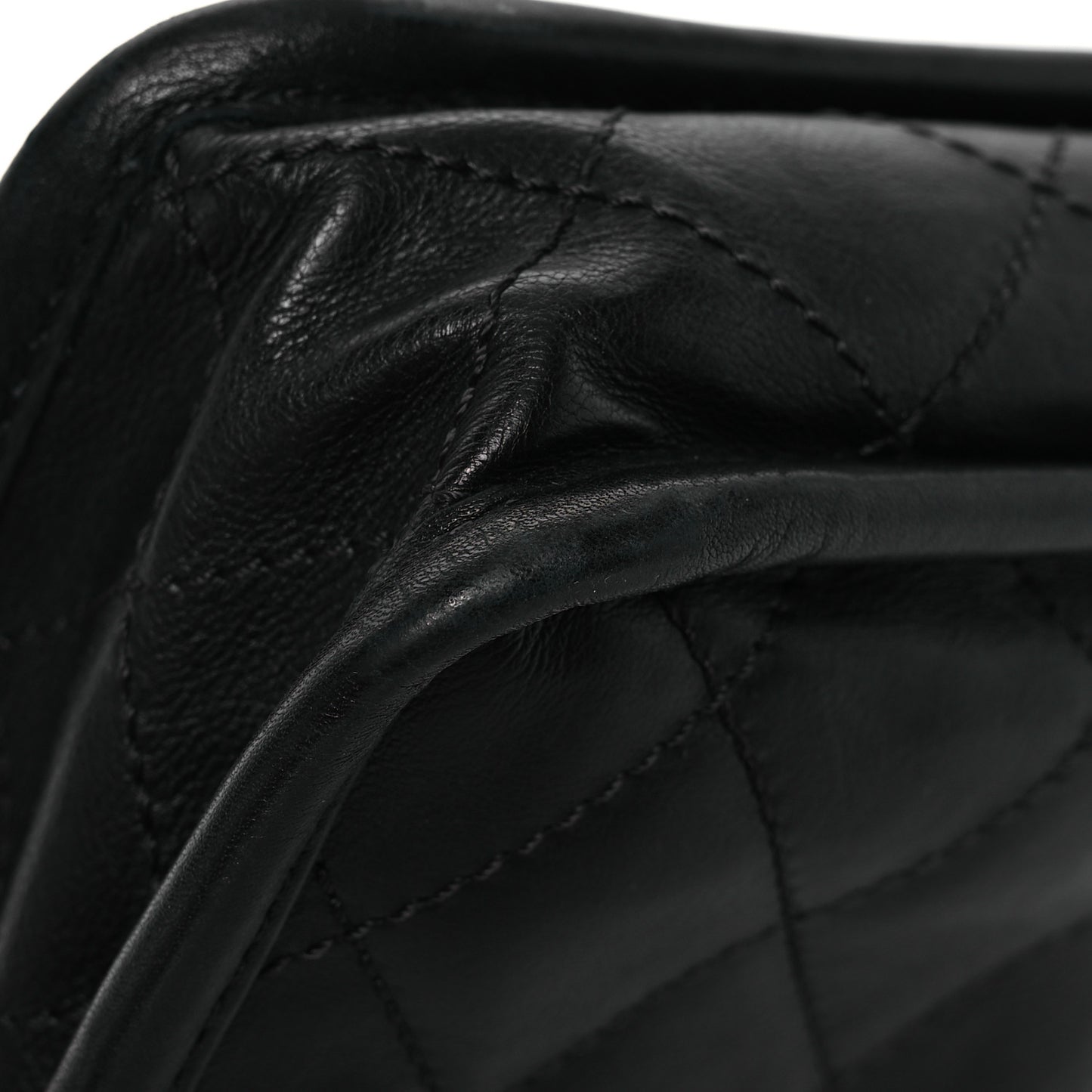 Calfskin Quilted Mini French Riviera Flap Black