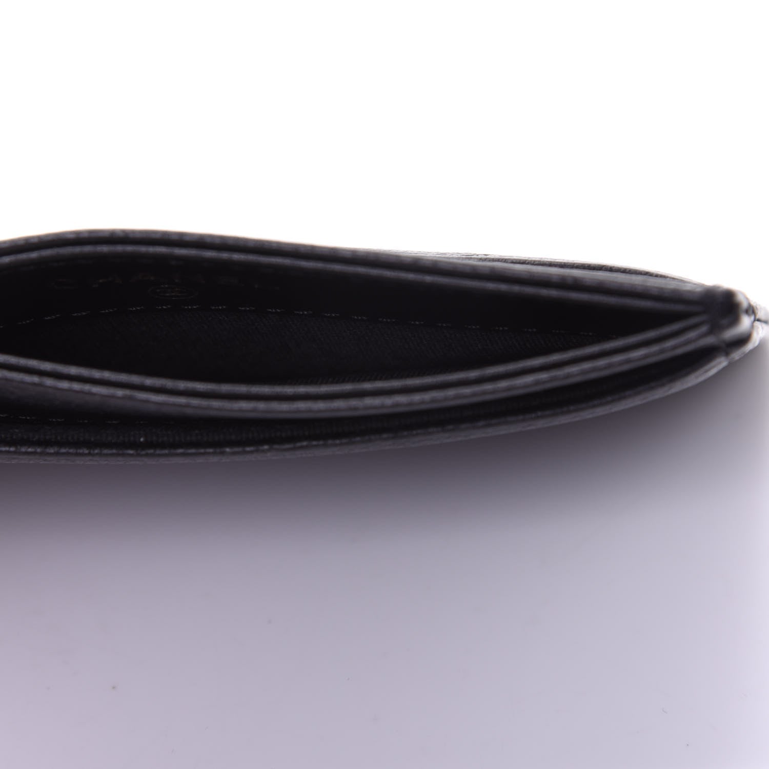 Chanel Calfskin CC Card Holder Black 5 of 9