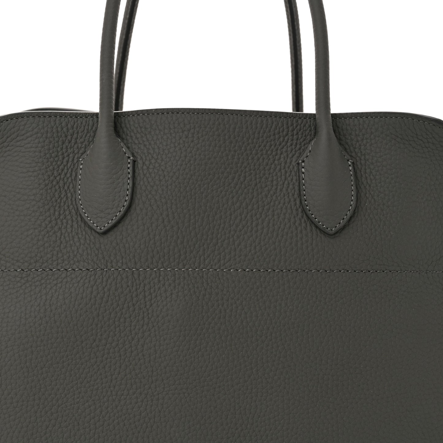 Matte Grained Calfskin Soft Margaux 15 Timouse Grey