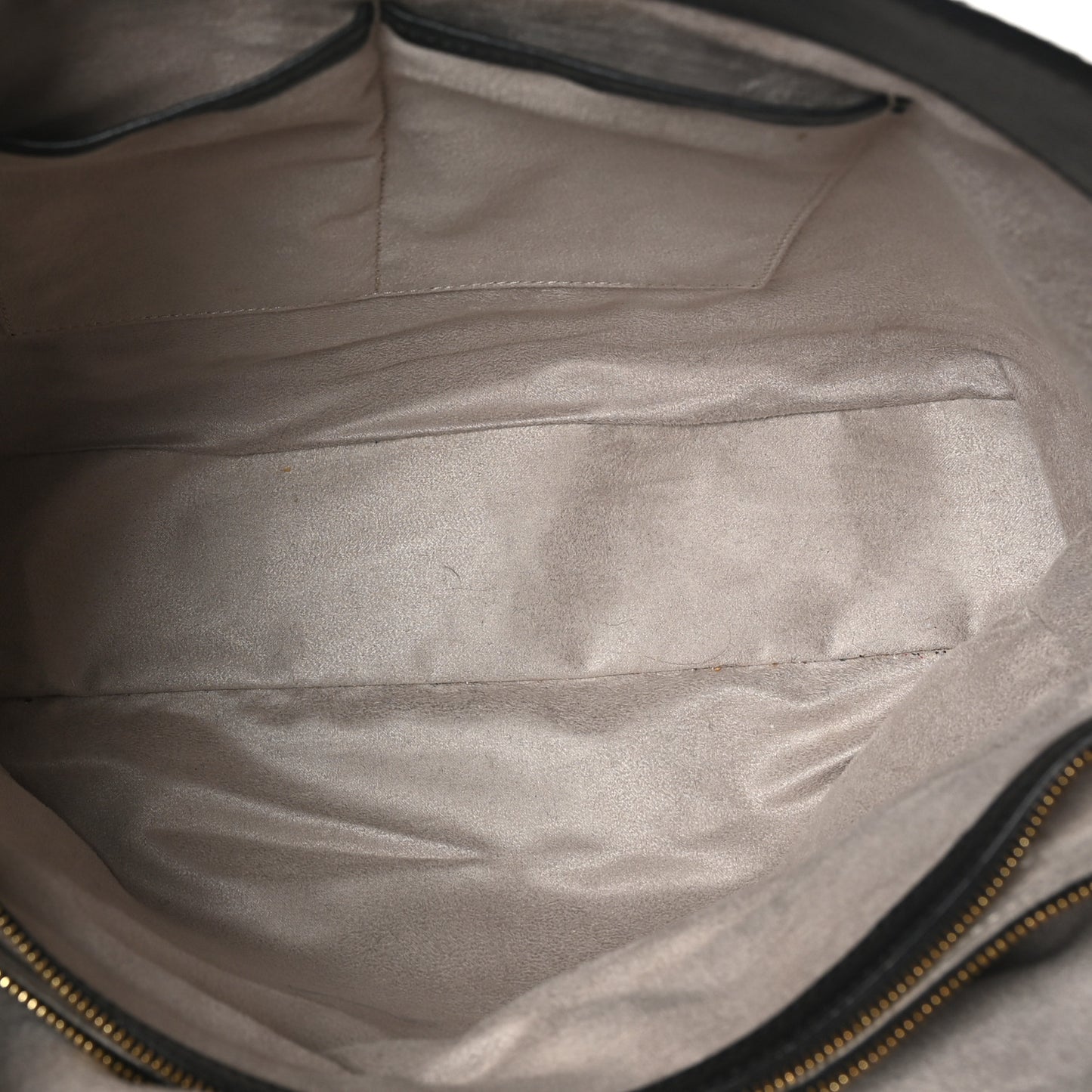 Grained Calfskin Large Alfie Tote Black