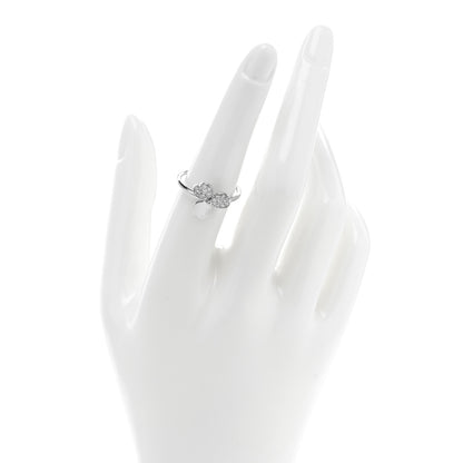 Tiffany Platinum Diamond Paper Flowers Ring 54 7 2 of 5