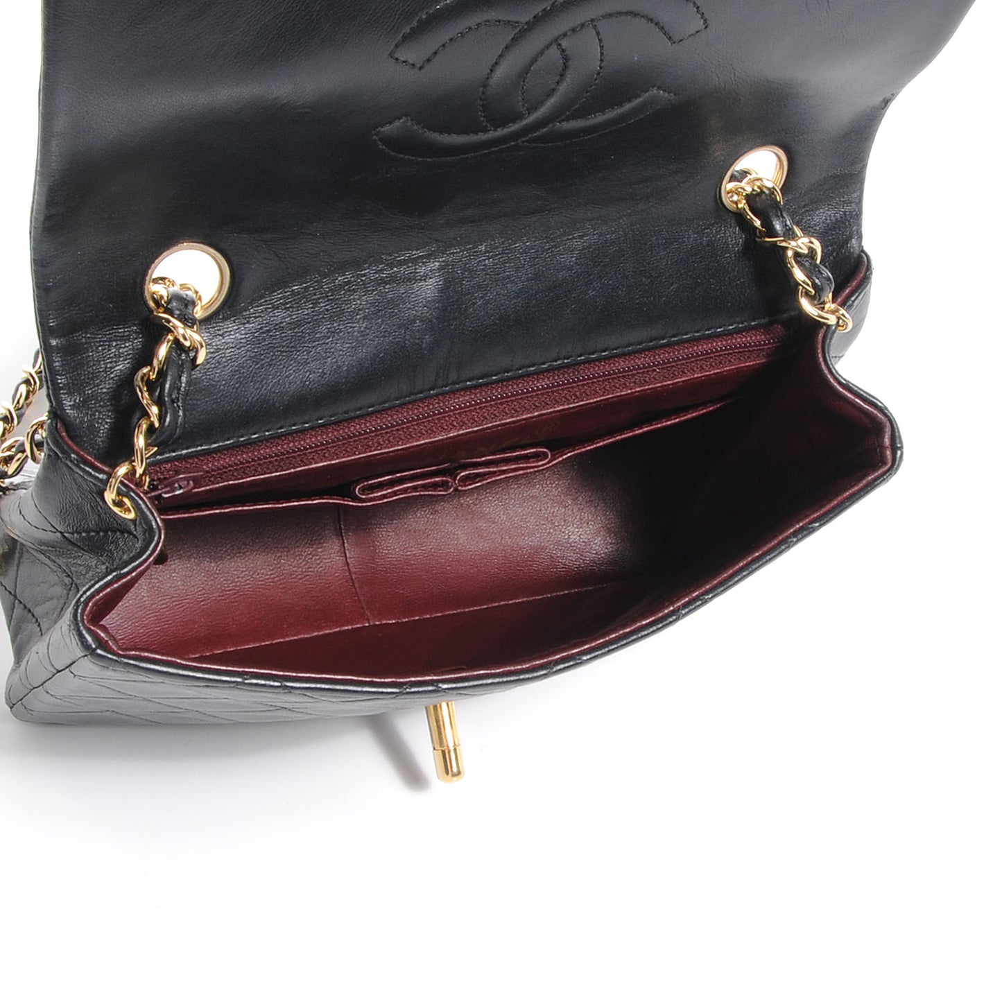 Lambskin Mini Flap Black
