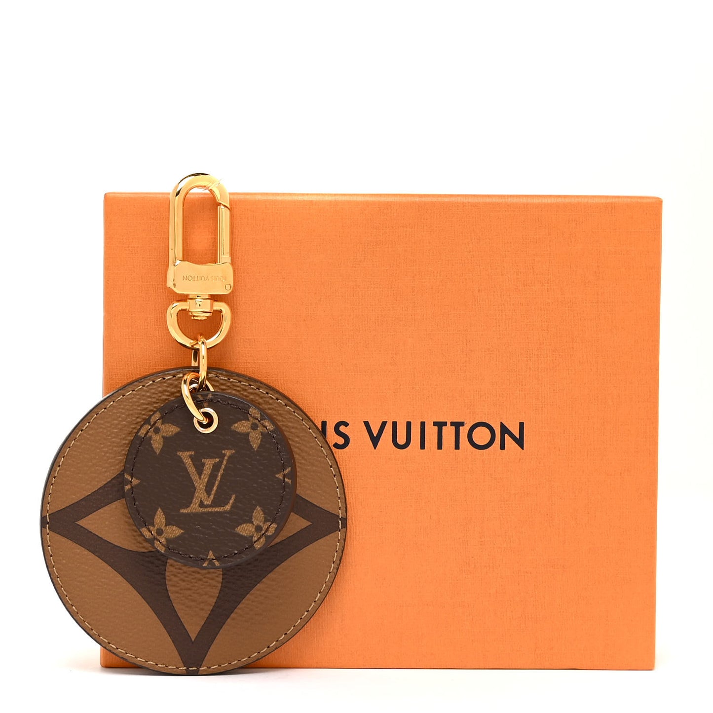 Monogram Reverse Key Holder Bag Charm