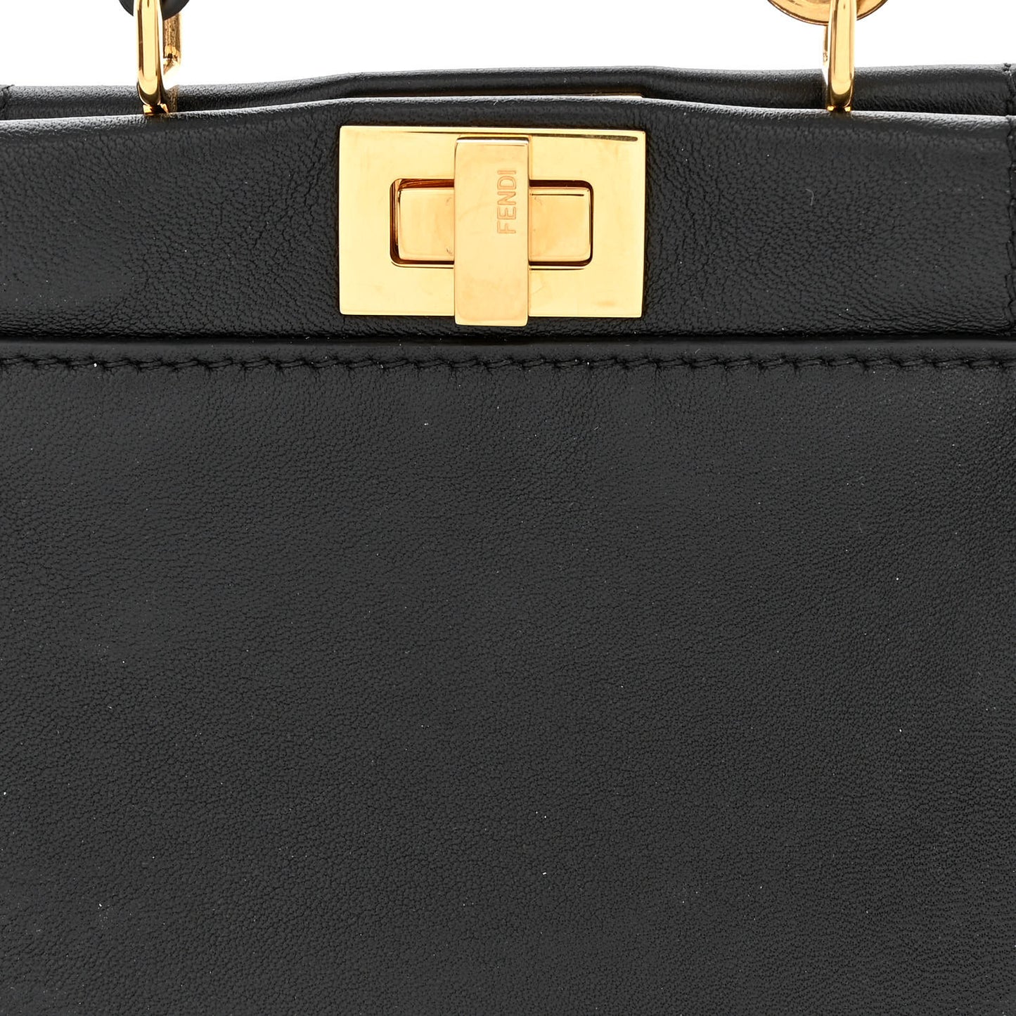 Nappa Micro Peekaboo Iconic Satchel Black