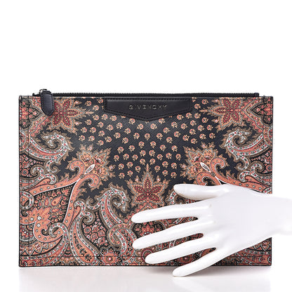 Givenchy Saffiano Paisley Print Medium Antigona Pouch 2 of 8