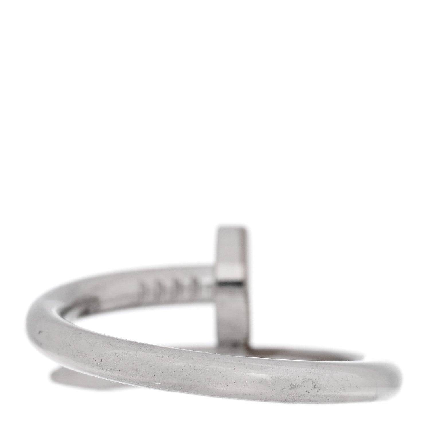 Cartier 18K White Gold Juste Un Clou Ring 60 9 3 of 4