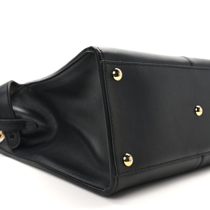 Fendi Vitello Seta Century Medium Peekaboo X-Lite Black Fragola 8 of 16