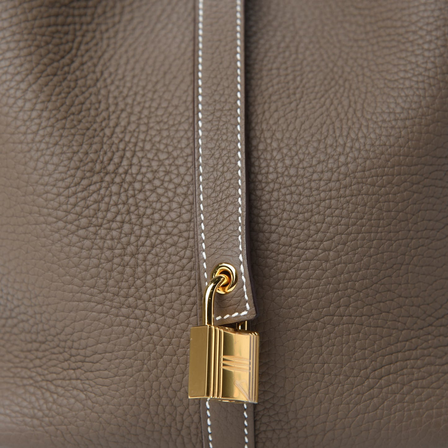 Taurillon Clemence Picotin Lock 22 MM Etoupe