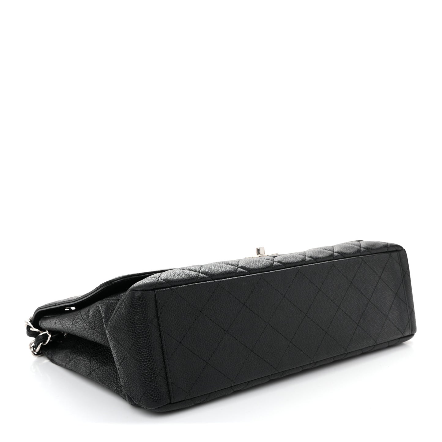 Caviar Maxi Single Flap Black