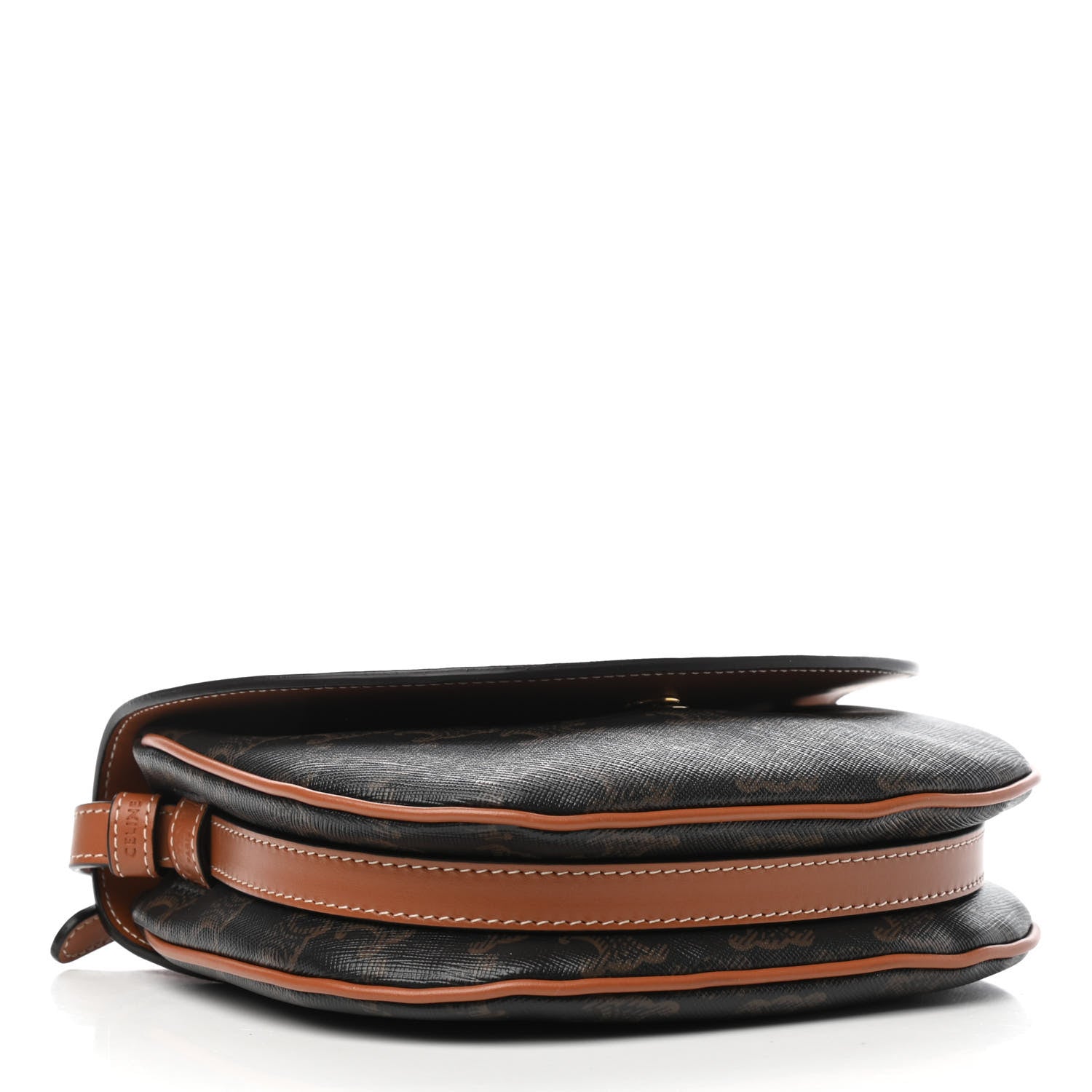 Celine Calfskin Triomphe Besace Tan 4 of 9