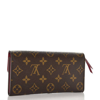Louis Vuitton Monogram Emilie Wallet Fuchsia 3 of 7