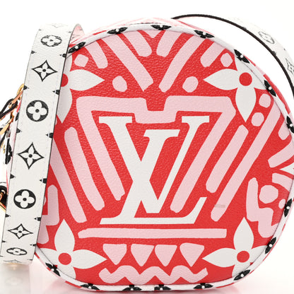 Louis Vuitton Monogram Giant Crafty Boite Chapeau Souple PM Rouge Rose Creme 7 of 9