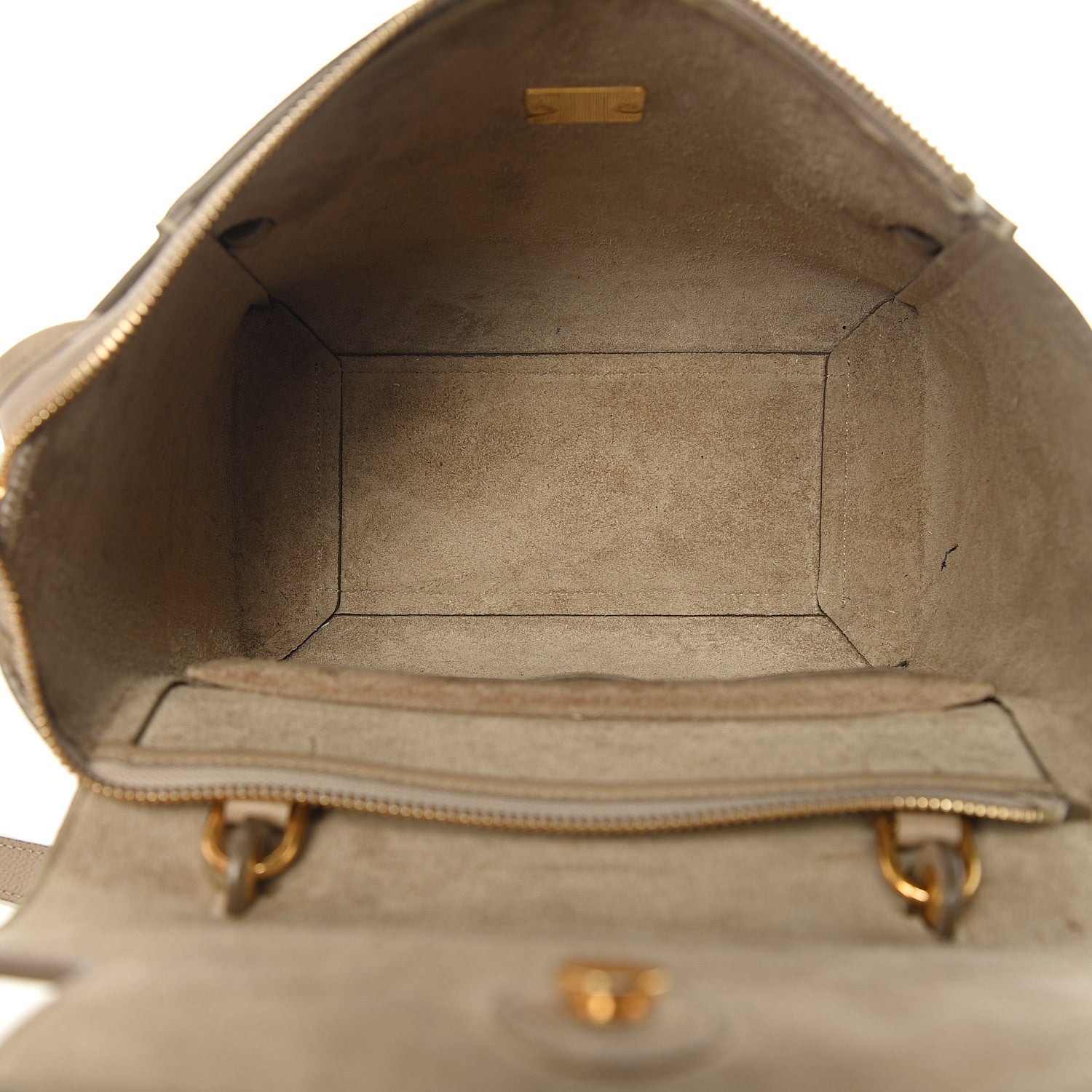 Celine Baby Grained Calfskin Micro Belt Bag Light Taupe 4 of 10