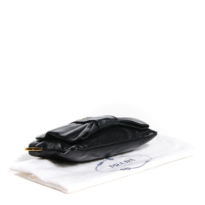 Prada Nappa Fiocco Bow Crossbody Bag Nero Black 4 of 7