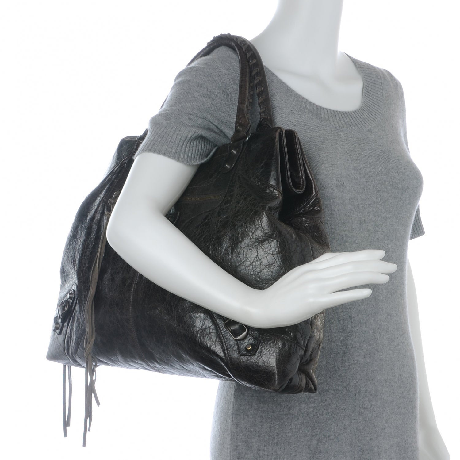 Balenciaga Chevre Brief Tote Cafe 2 of 9