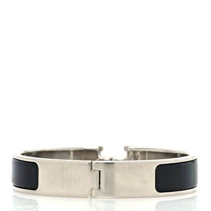Hermes Enamel Narrow Clic Clac H Bracelet PM Black 3 of 5