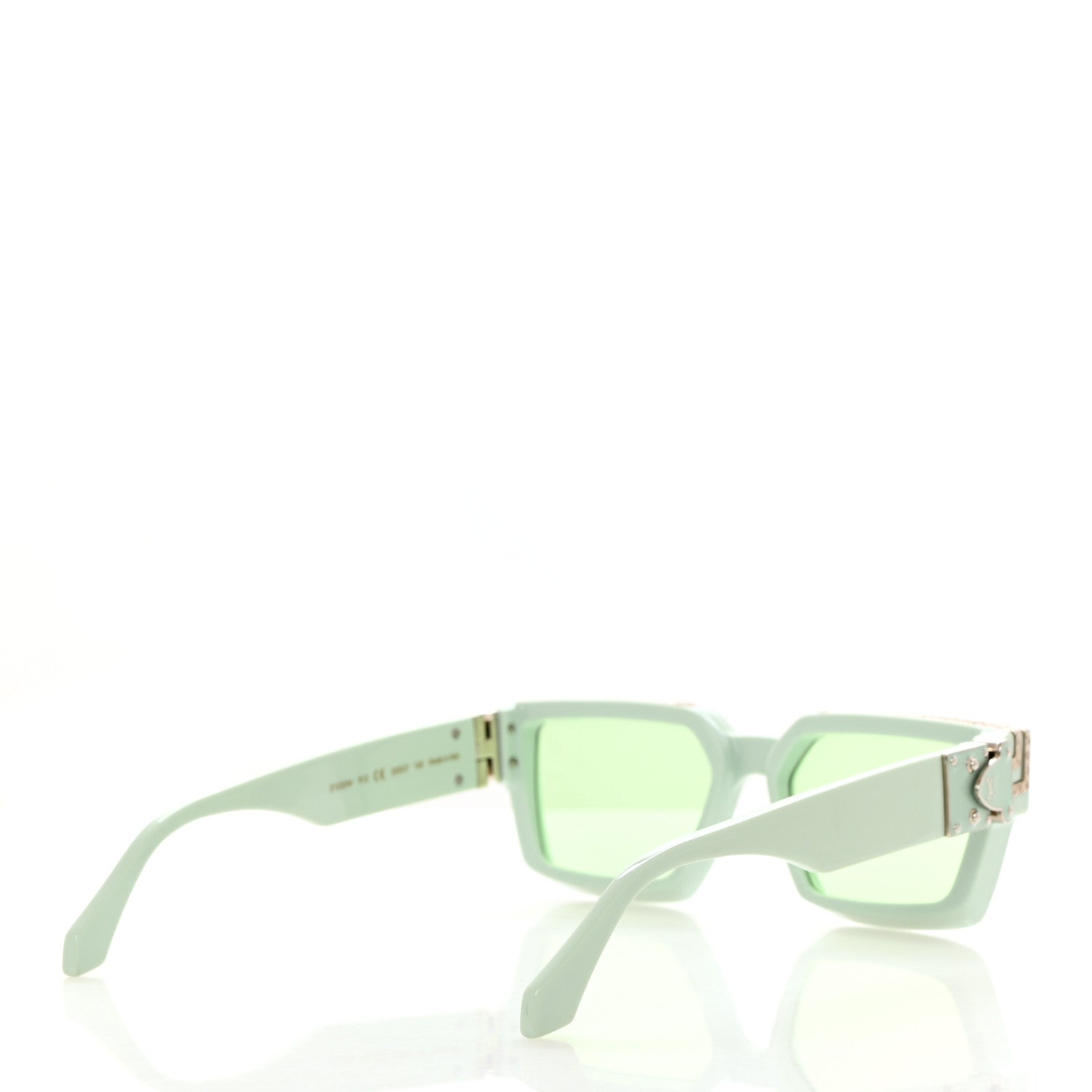 Louis Vuitton Acetate 1.1 Millionaires Sunglasses Z1325W Pale Green 4 of 6