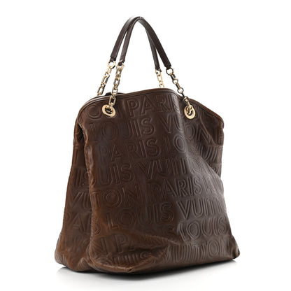 Louis Vuitton Monogram Paris Souple Whisper GM Chocolate 2 of 10