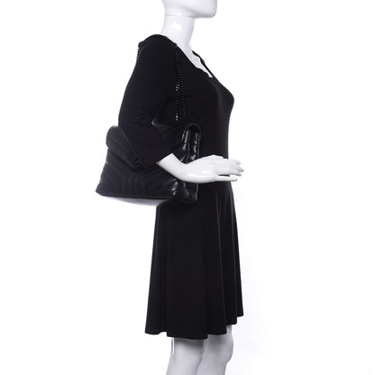 Saint Laurent Calfskin Y Quilted Monogram Medium Loulou Chain Satchel Black 2 of 9