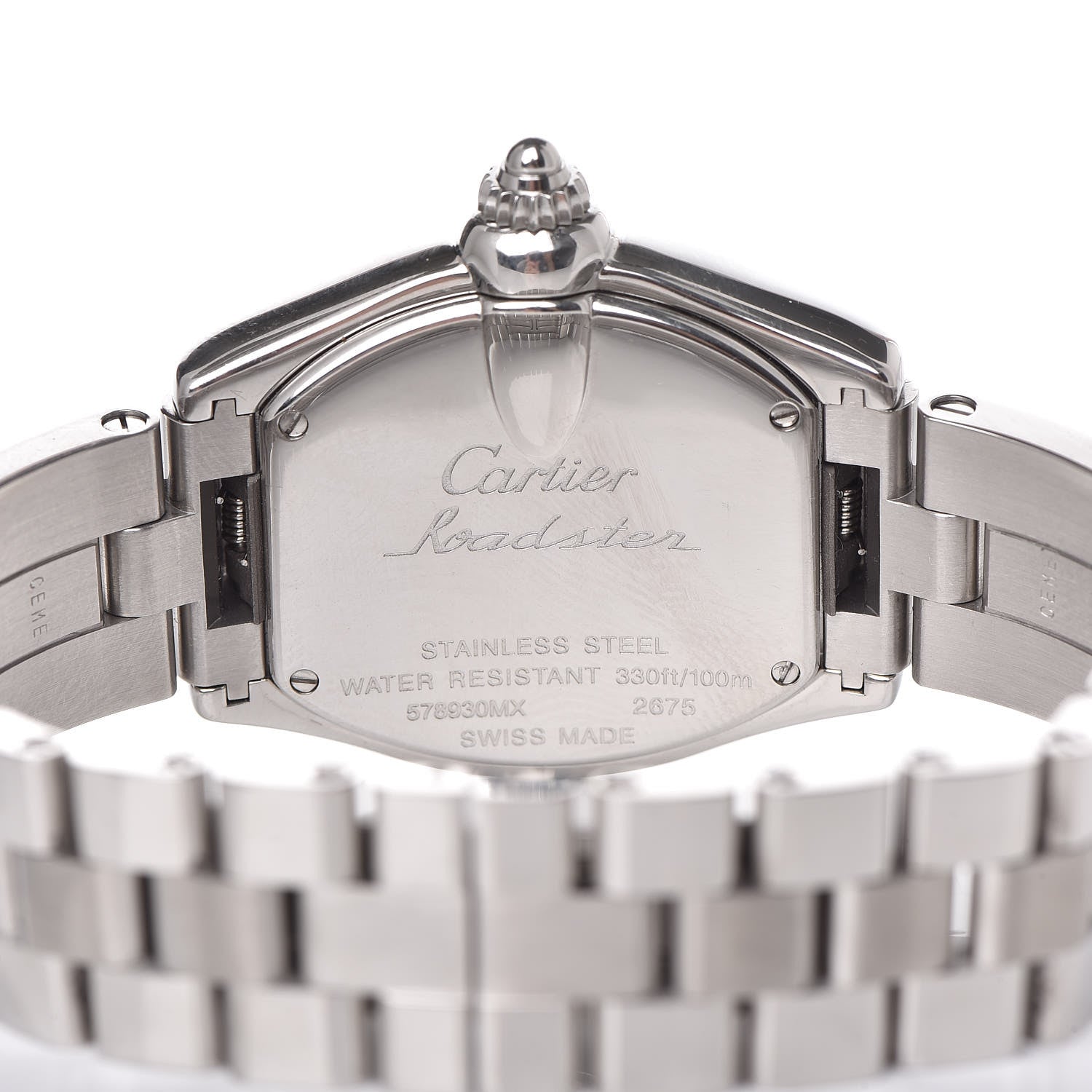 Cartier Stainless Steel 31mm Roadster Quartz Watch 5 of 8