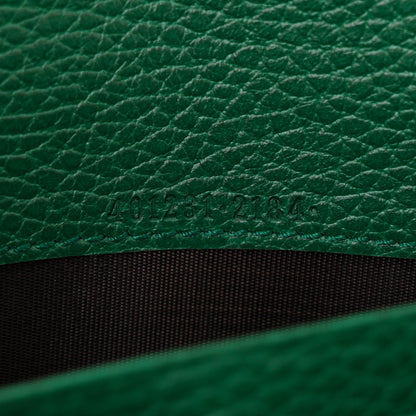 Gucci Calfskin Mini Dionysus Chain Wallet Emerald 8 of 12