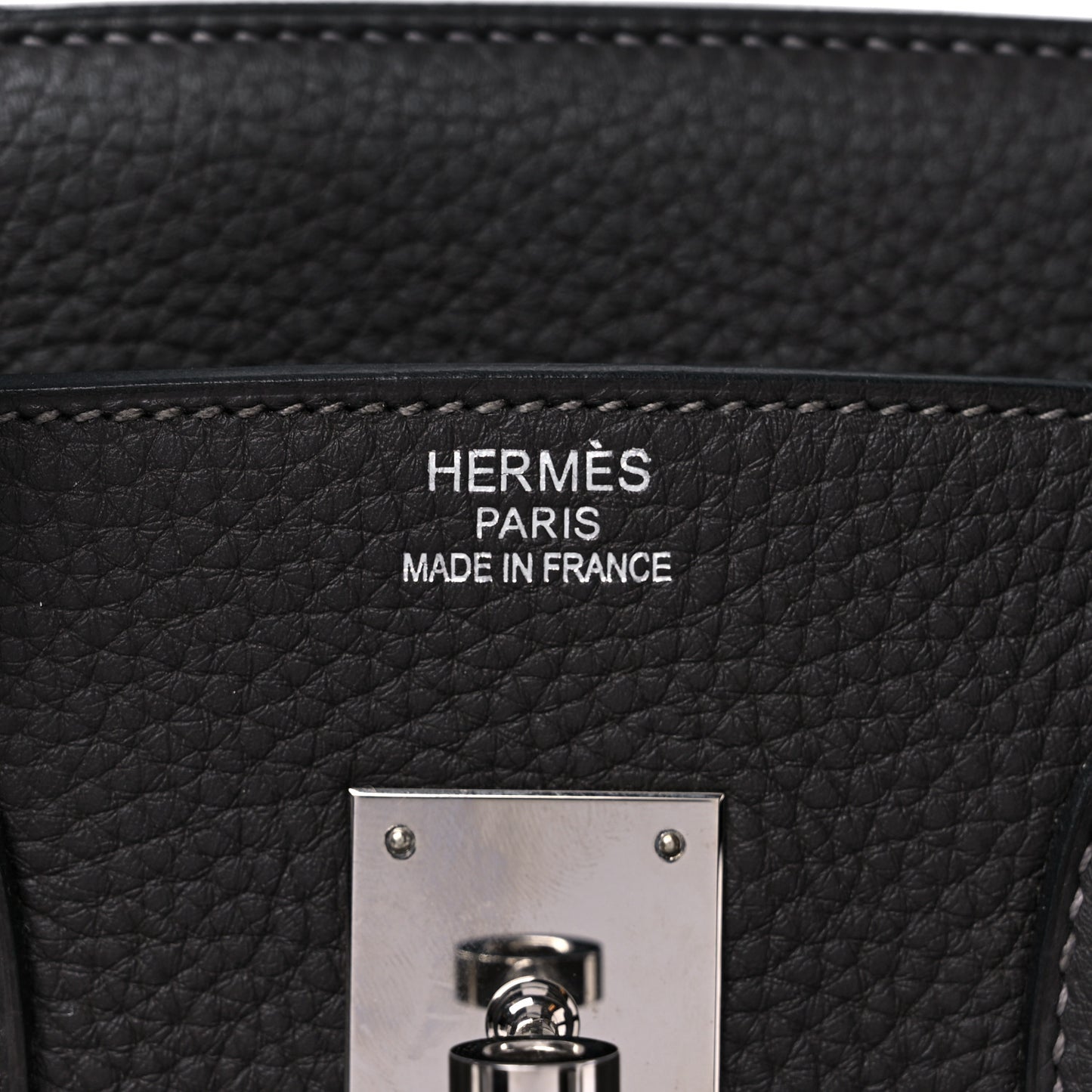Taurillon Clemence Birkin 35 Graphite