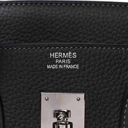 Hermes Taurillon Clemence Birkin 35 Graphite 6 of 13