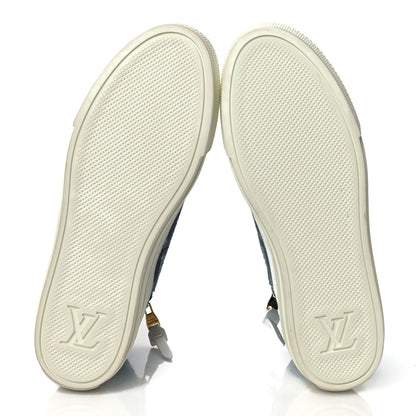 Louis Vuitton Denim Monogram Stellar Sneaker Boots 38 Bleu Jeans Blue 6 of 7