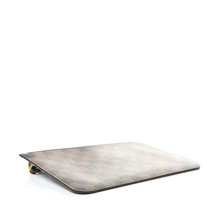 Louis Vuitton Damier Ebene Neverfull MM GM Pochette Rose Ballerine 4 of 9